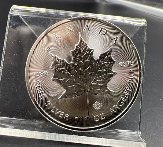 2014 1 Oz Silver Canada Maple Leaf Coin Gem BU UNC .9999 Ultra Fine SKU#A