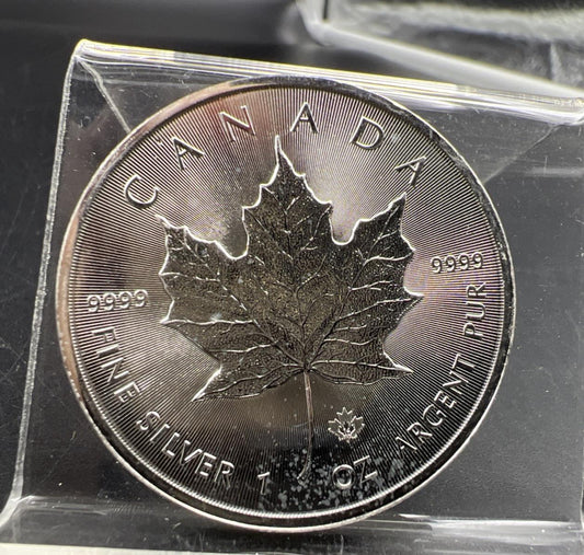 2014 1 Oz Silver Canada Maple Leaf Coin Gem BU UNC .9999 Ultra Fine SKU#B