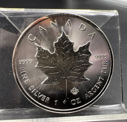2014 1 Oz Silver Canada Maple Leaf Coin Gem BU UNC .9999 Ultra Fine SKU#C