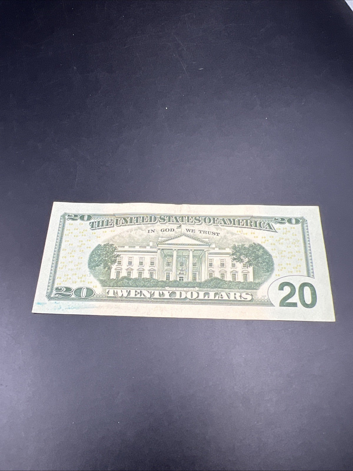 2017 A $20 FRN Federal Reserve Note Circulated Neat Serial # 00009061