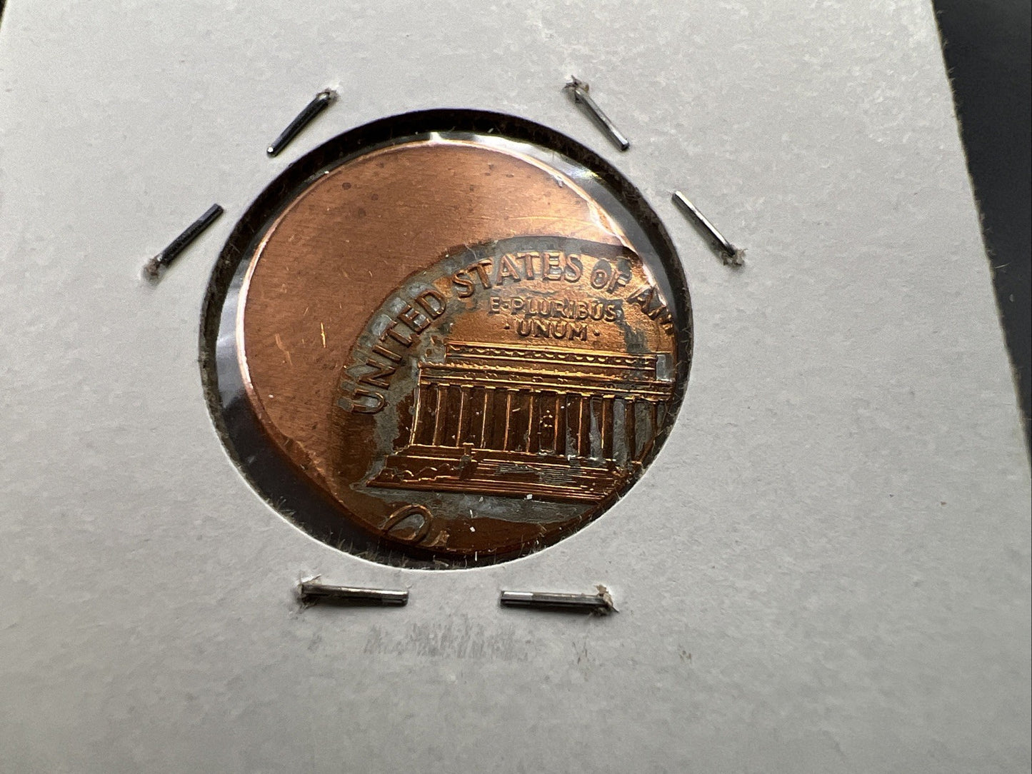 198X P 1c Lincoln Memorial Cent 60% Off Center Error UNC SKU#A