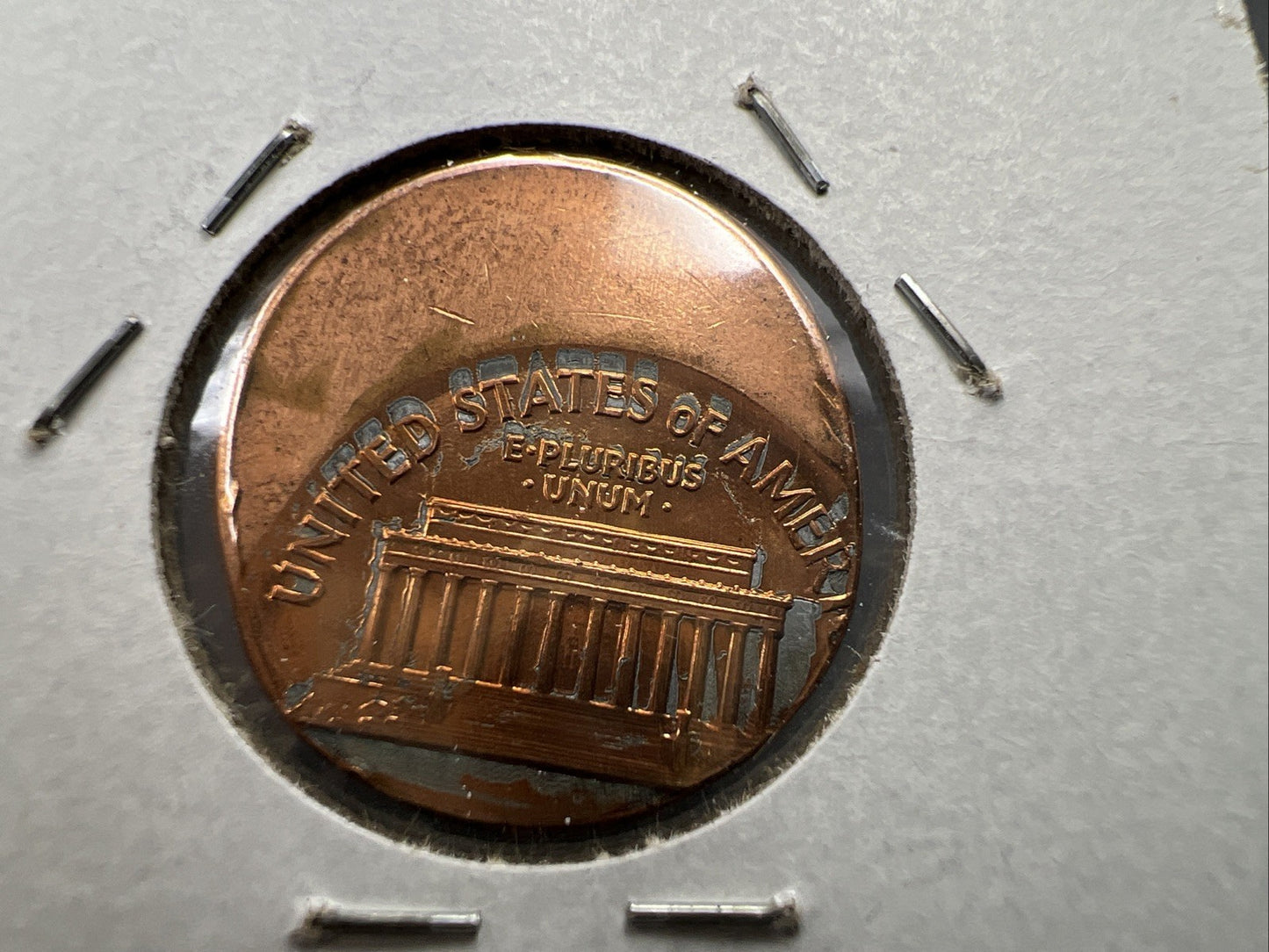 1989 1c Lincoln Memorial Cent Penny 50% Off Center Error Choice UNC SKU#A
