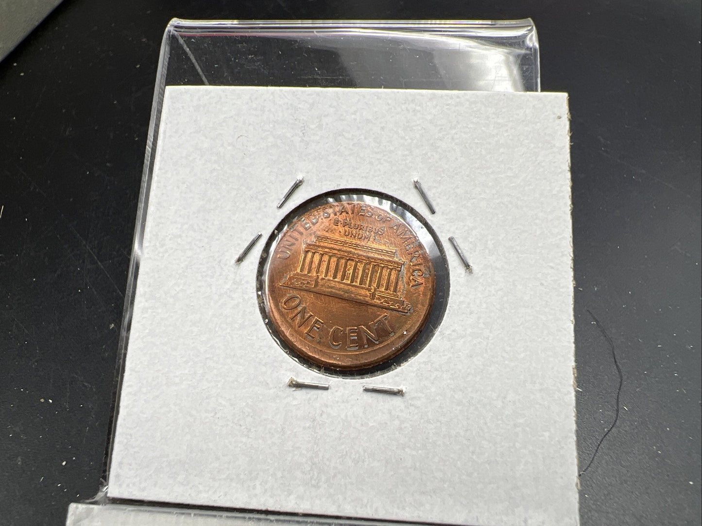 1989 1c Lincoln Memorial Cent Penny Broadstrike Off Center Error BU UNC SKU#B