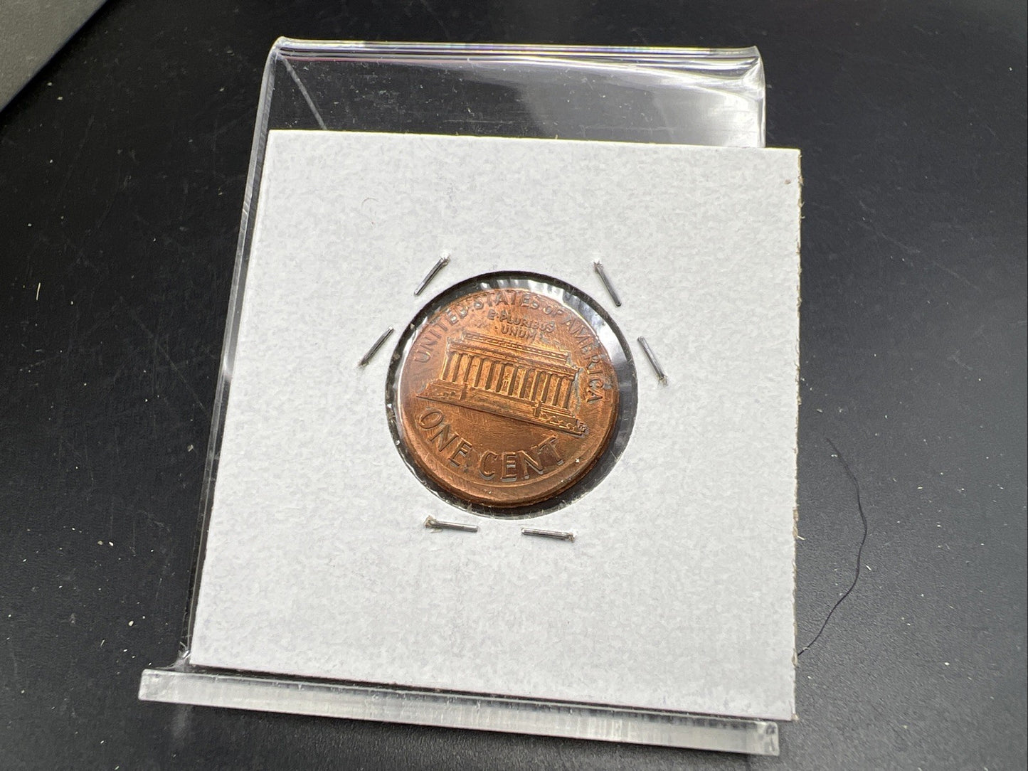 1989 1c Lincoln Memorial Cent Penny Broadstrike Off Center Error BU UNC SKU#B