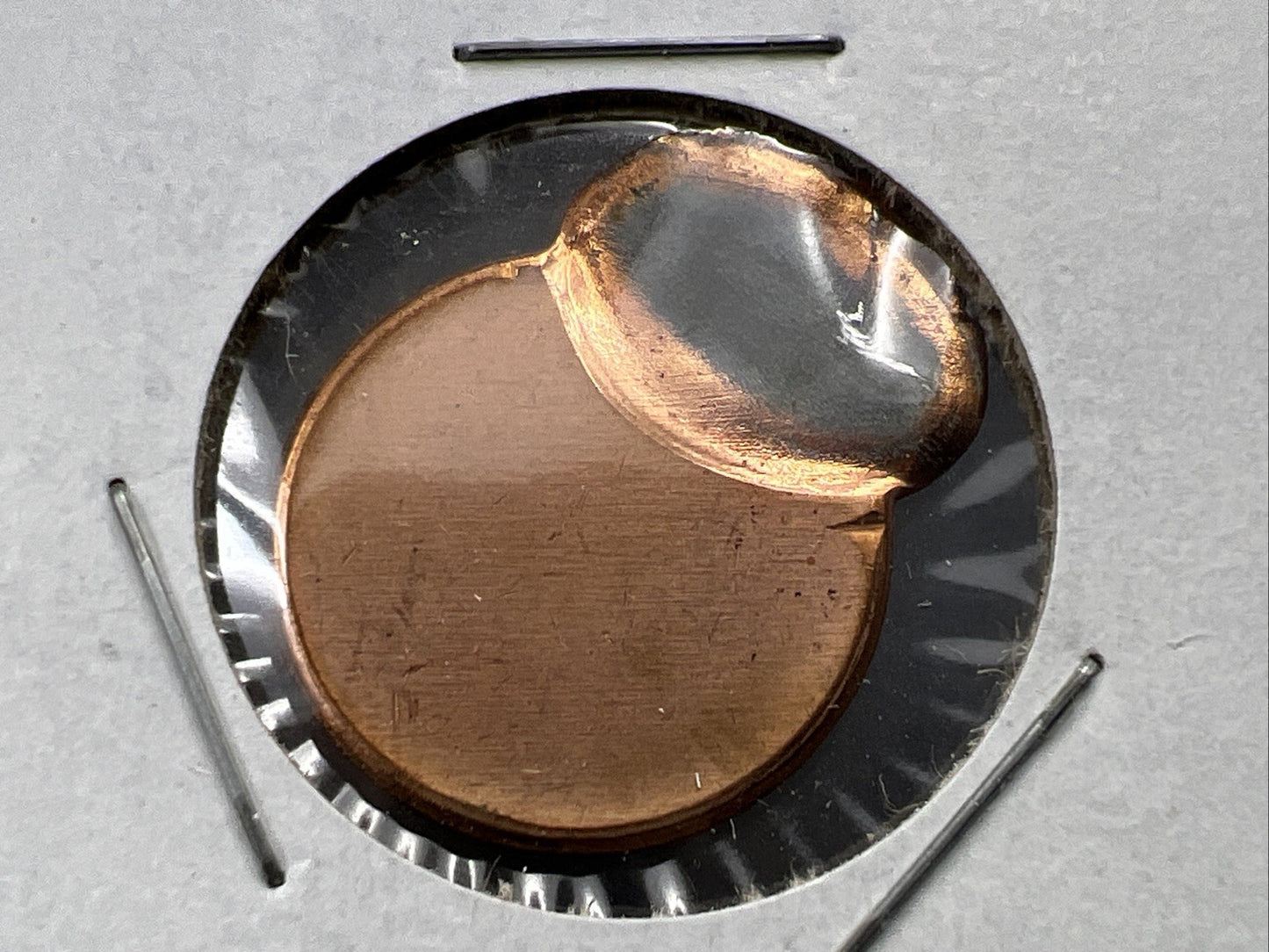 85% Off Center Error Lincoln Memorial Copper Plated Zinc Coin UNC SKU#A