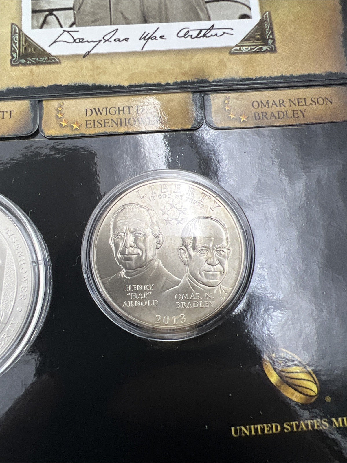 2013 5 Star Generals 2 Coin & Bronze Medal Set US Mint OGP