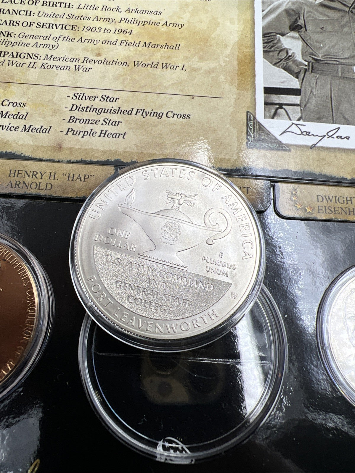2013 5 Star Generals 2 Coin & Bronze Medal Set US Mint OGP