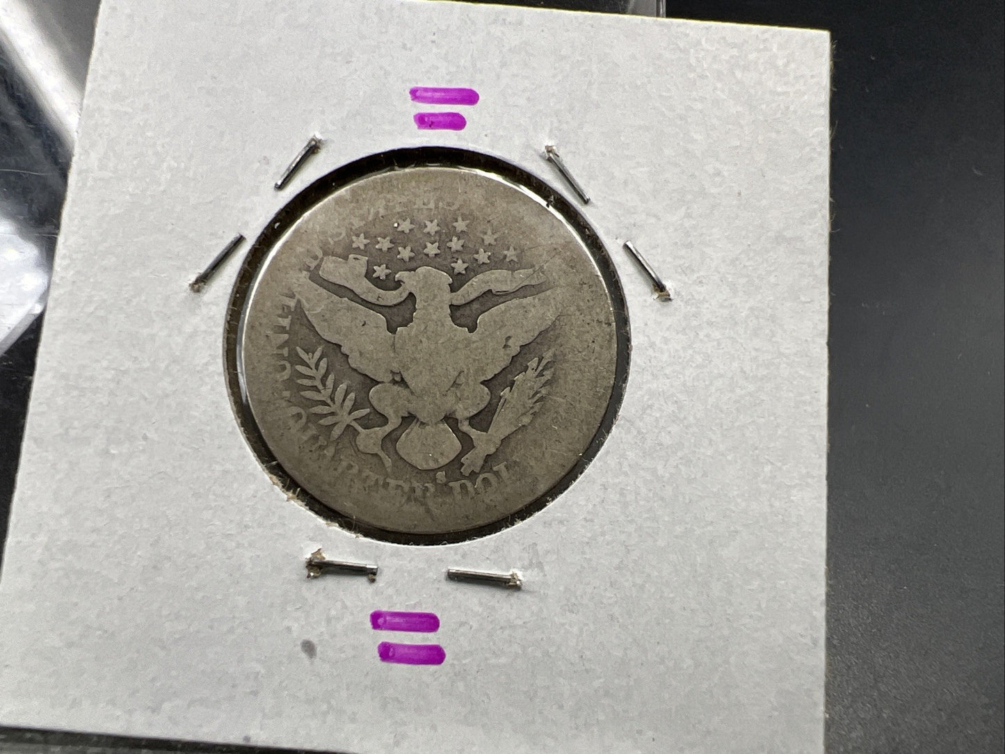 1907 S 25c Barber Silver Quarter Coin AG About Good Circ SKU#A