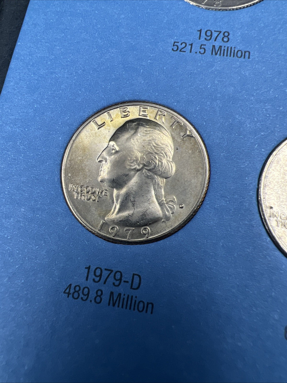 41 Coin 1966 - 1987 Washington Copper Nickel Quarter Set in Folder