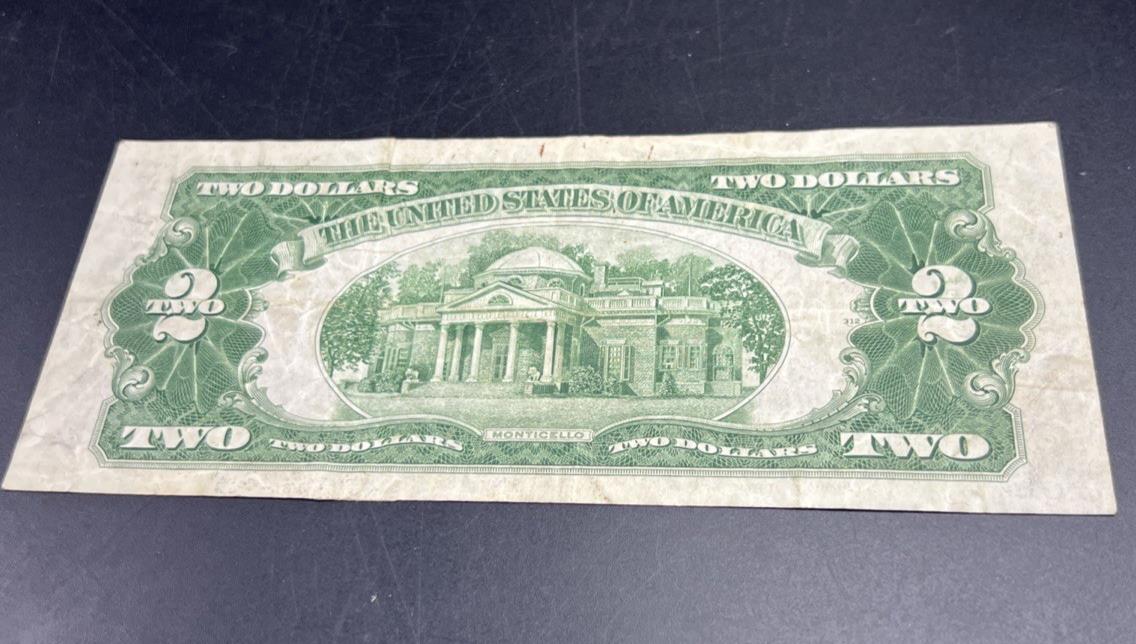 1928 D $2 United States Currency Legal Tender Note CH Fine Circ #683