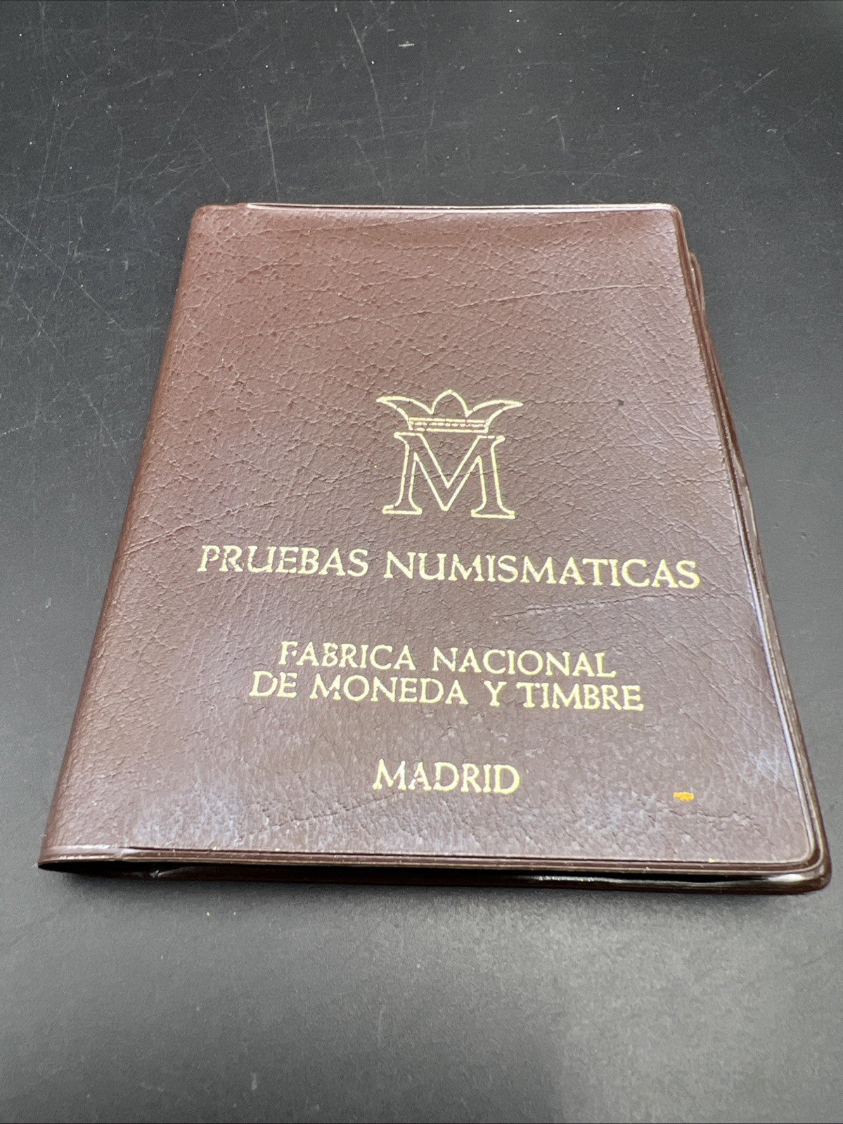 1957 / 75 Spain 6 Coin Proof Set - Original Wallet - Madrid - Pruebas Numismatic