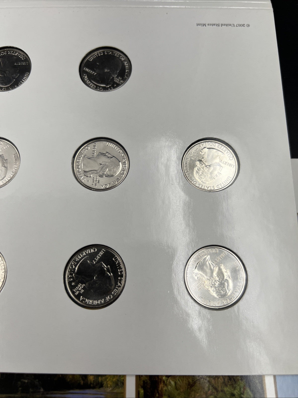 2018 P & D US Mint America the Beautiful Uncirculated 10 Coin ATB Quarter Set
