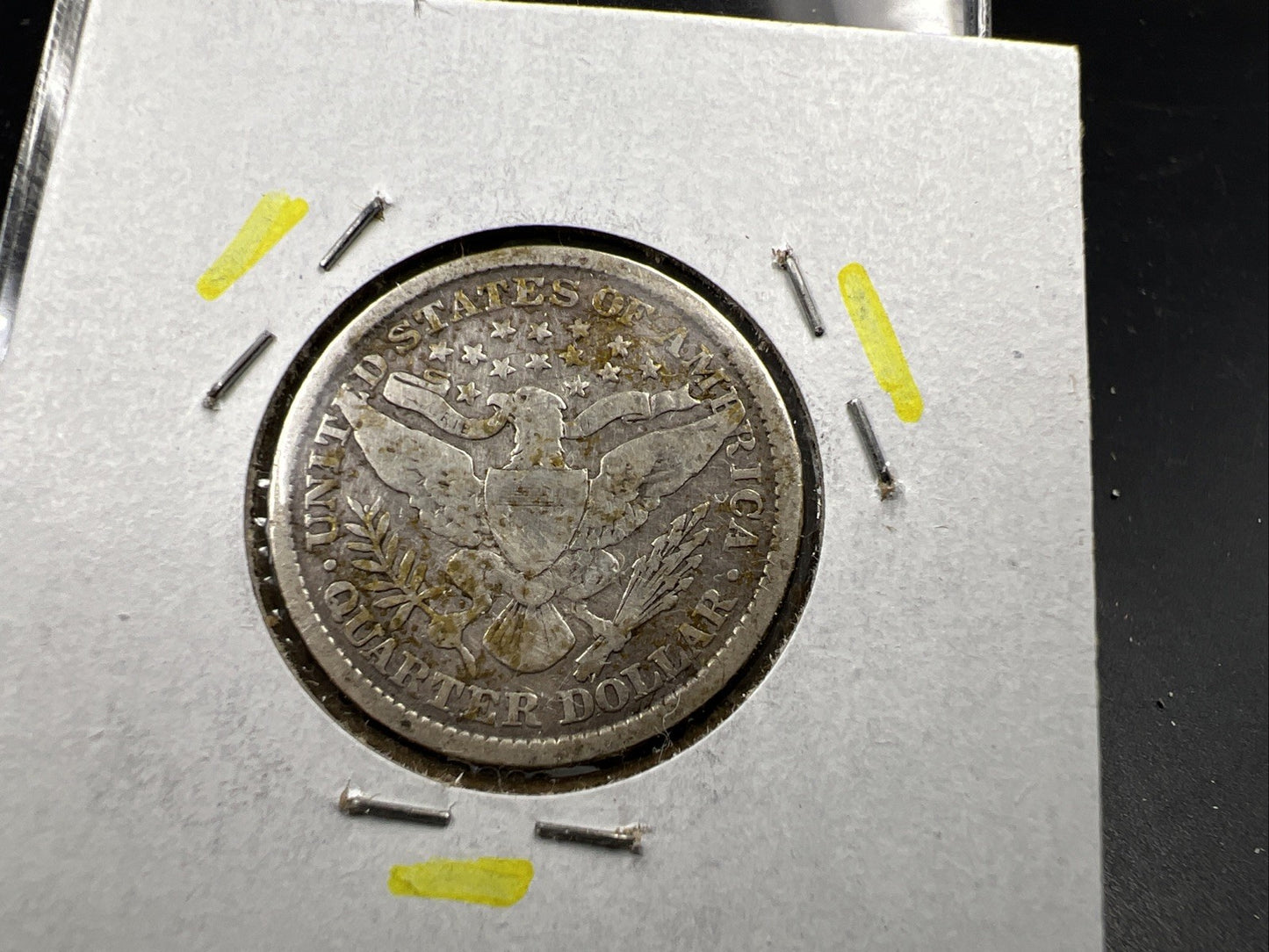 1898 P 25c Barber Silver Quarter Coin CH VG Very Good Circulated SKU#A