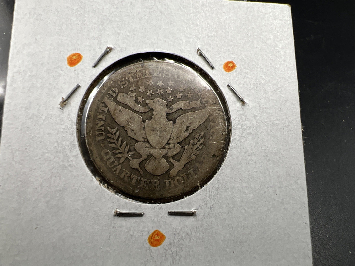 1897 P 25c Barber Silver Quarter Coin AG Very Circulated SKU#A