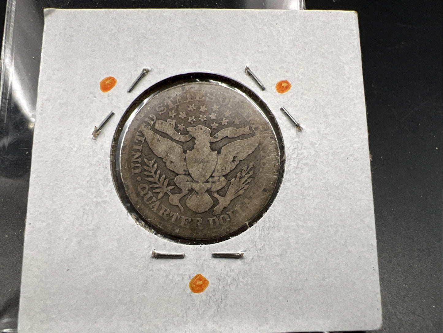 1897 P 25c Barber Silver Quarter Coin AG Very Circulated SKU#A