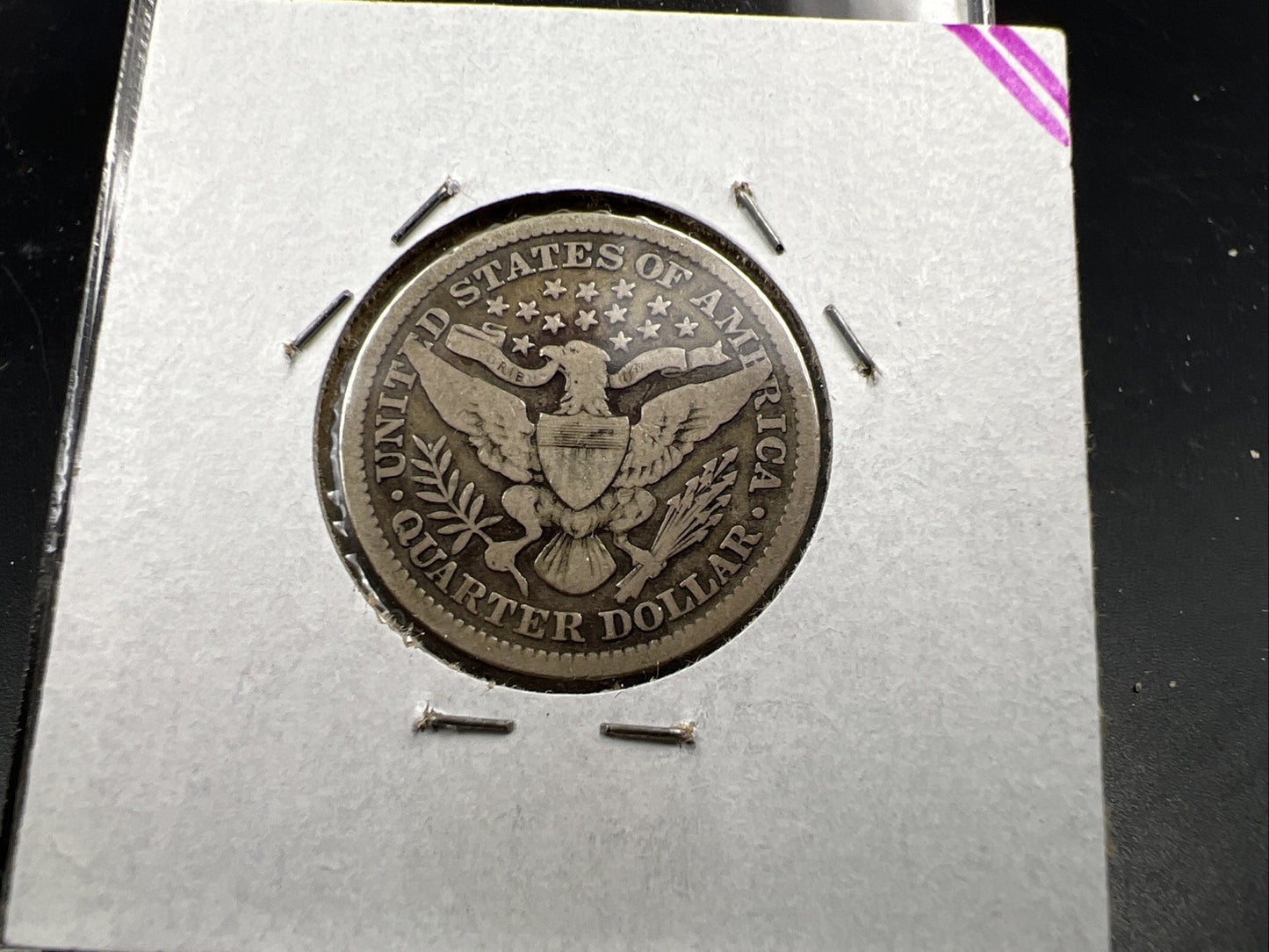1895 P 25c Barber Silver Quarter Coin VG Very Good Circulated SKU#A