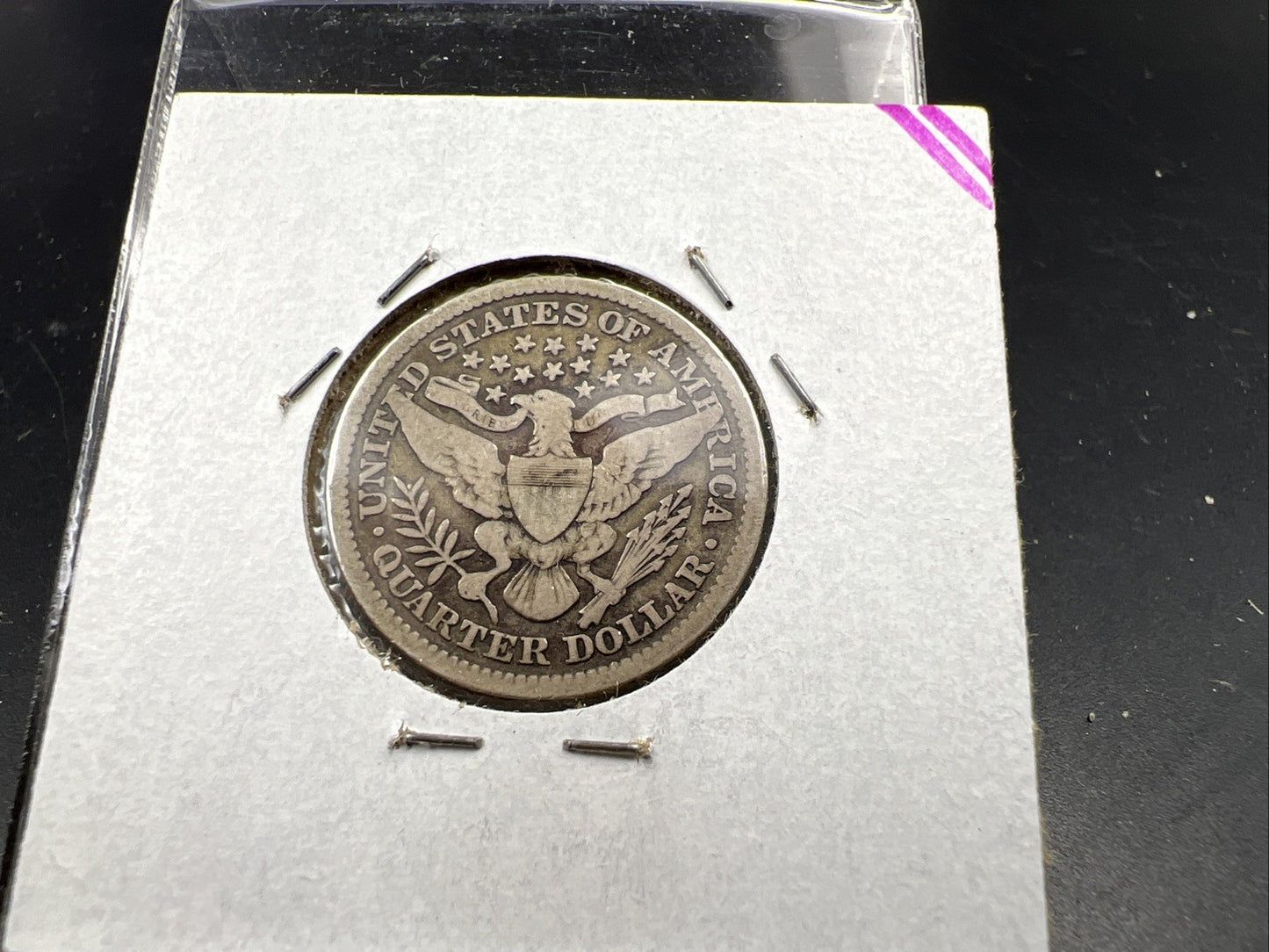 1895 P 25c Barber Silver Quarter Coin VG Very Good Circulated SKU#A