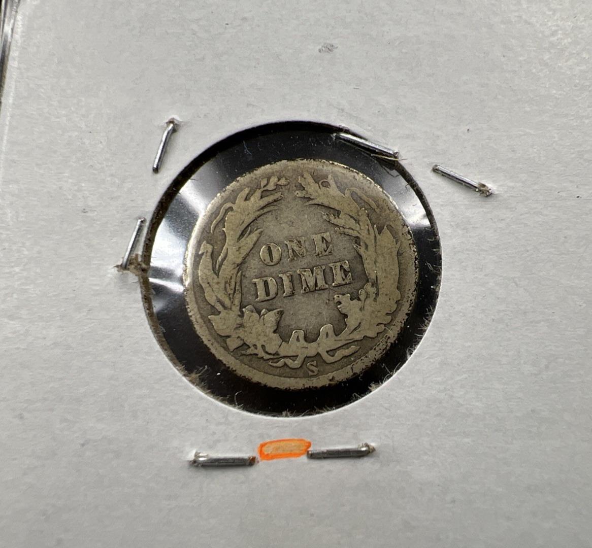 1911 S Barber 90% Silver Dime Coin CH AG / Good Circ SKU#A
