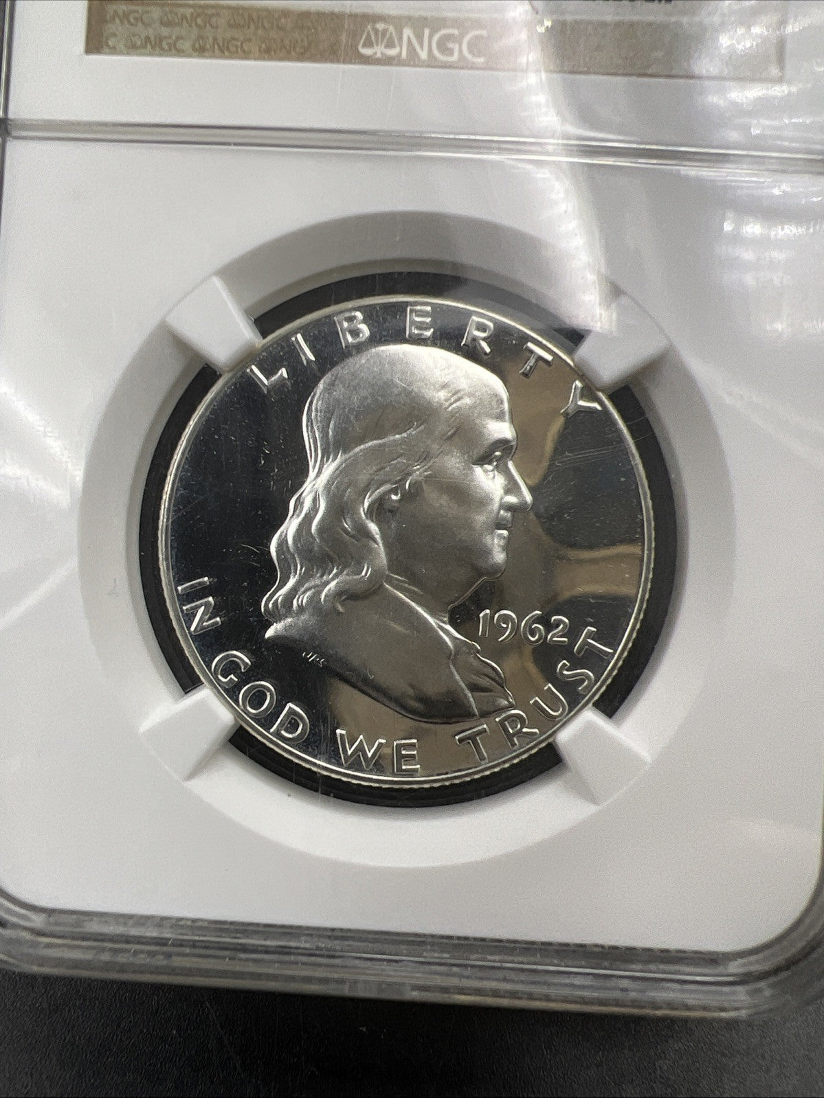 1962 Franklin Silver Half Dollar Coin PF66 Cameo Gem Proof Certified NGC #026