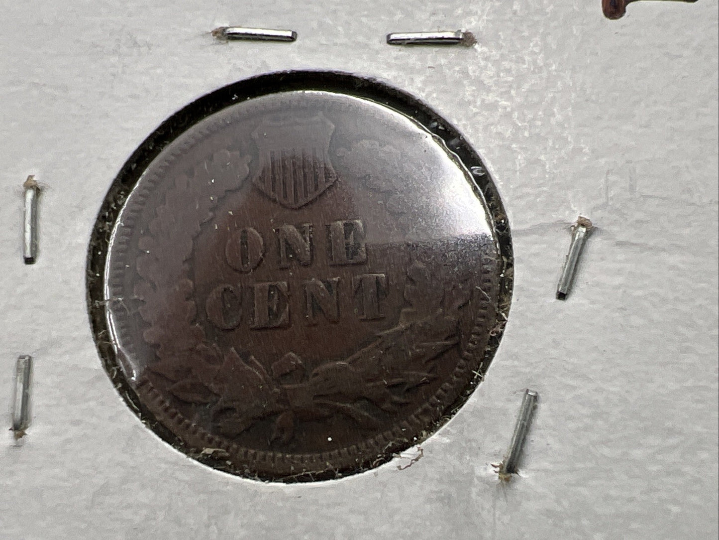 1909 1c Indian Head Cent Coin VG Details Circ SKU#D