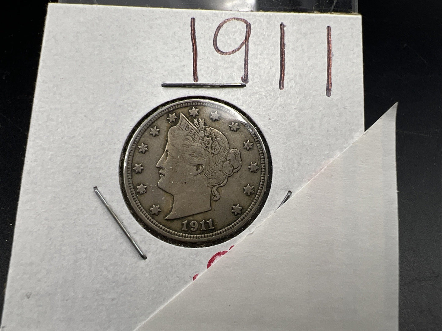1911 Liberty V Nickel Variety Coin Choice VF Very Fine Circ SKU #A