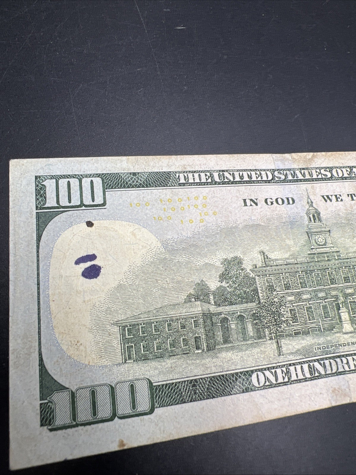 2009 A $100 One Hundred Dollar FRN Federal Reserve Note Repeat Serial # 00066777