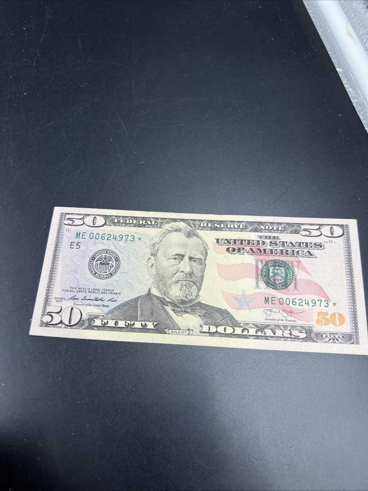 2013 * Star $50 FRN Federal Reserve Note Choice UNC #00624793