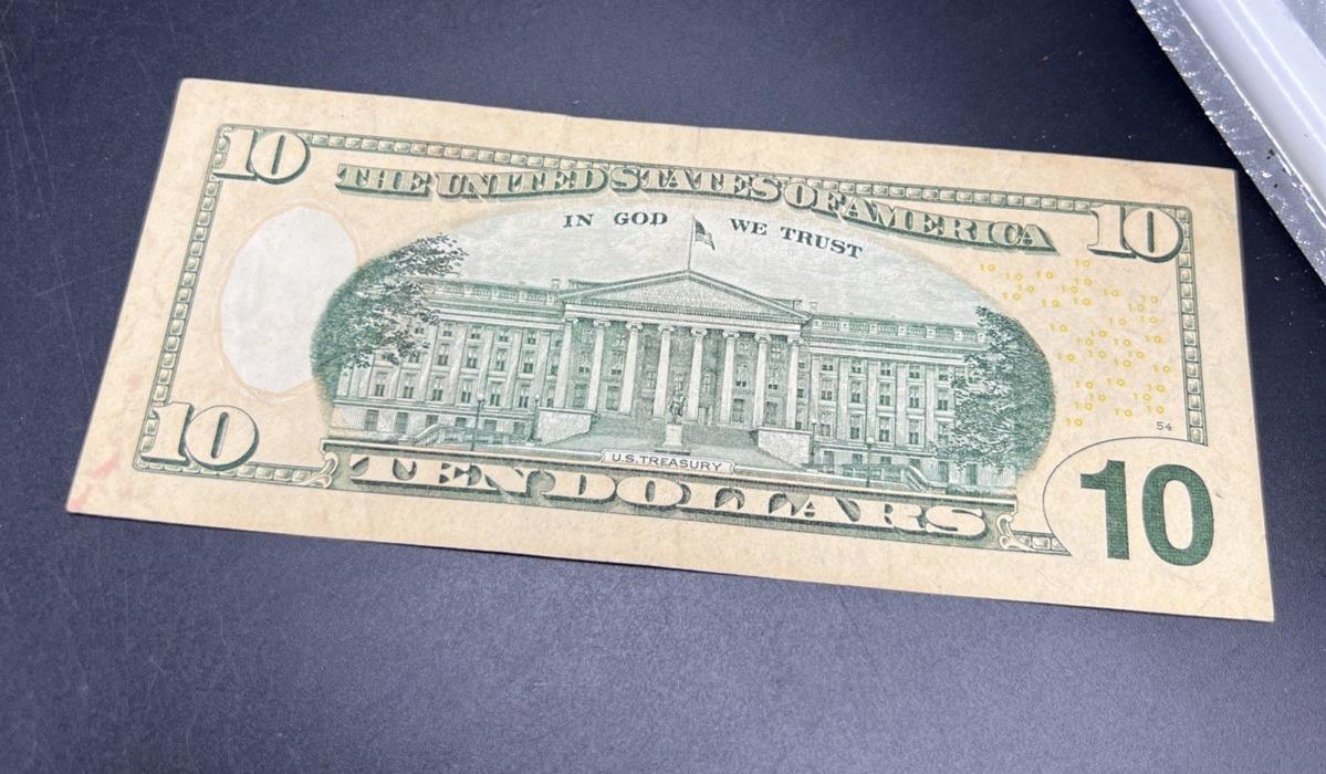 2013 * Star $10 FRN Federal Reserve Note Choice VF Very Fine #452