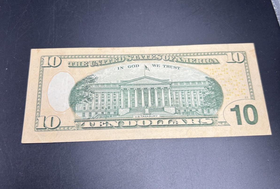 2013 * Star $10 FRN Federal Reserve Note Choice VF Very Fine #265