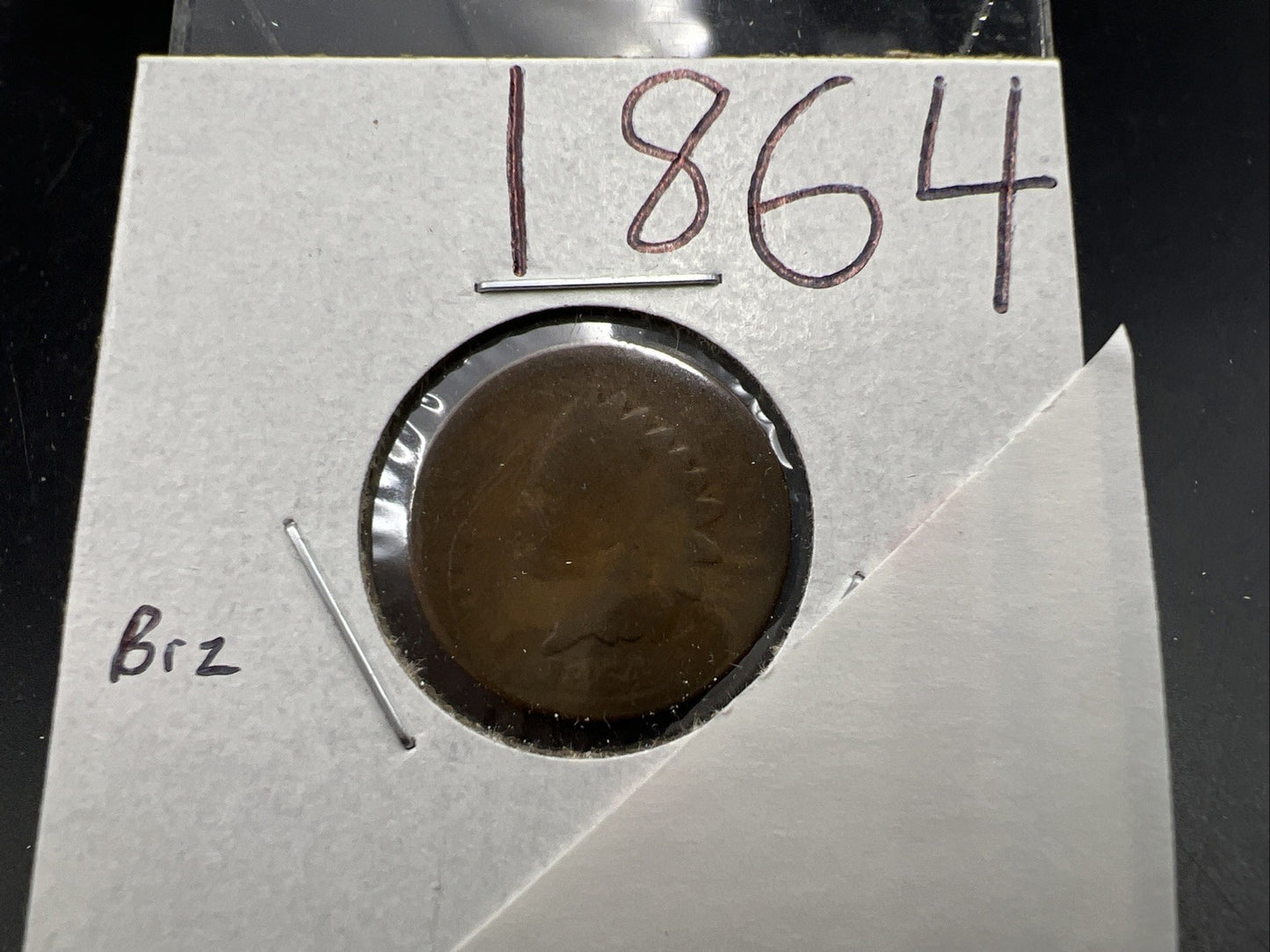 1864 1c Indian One Cent Coin Very Circulated SKU#A Bronze Variety