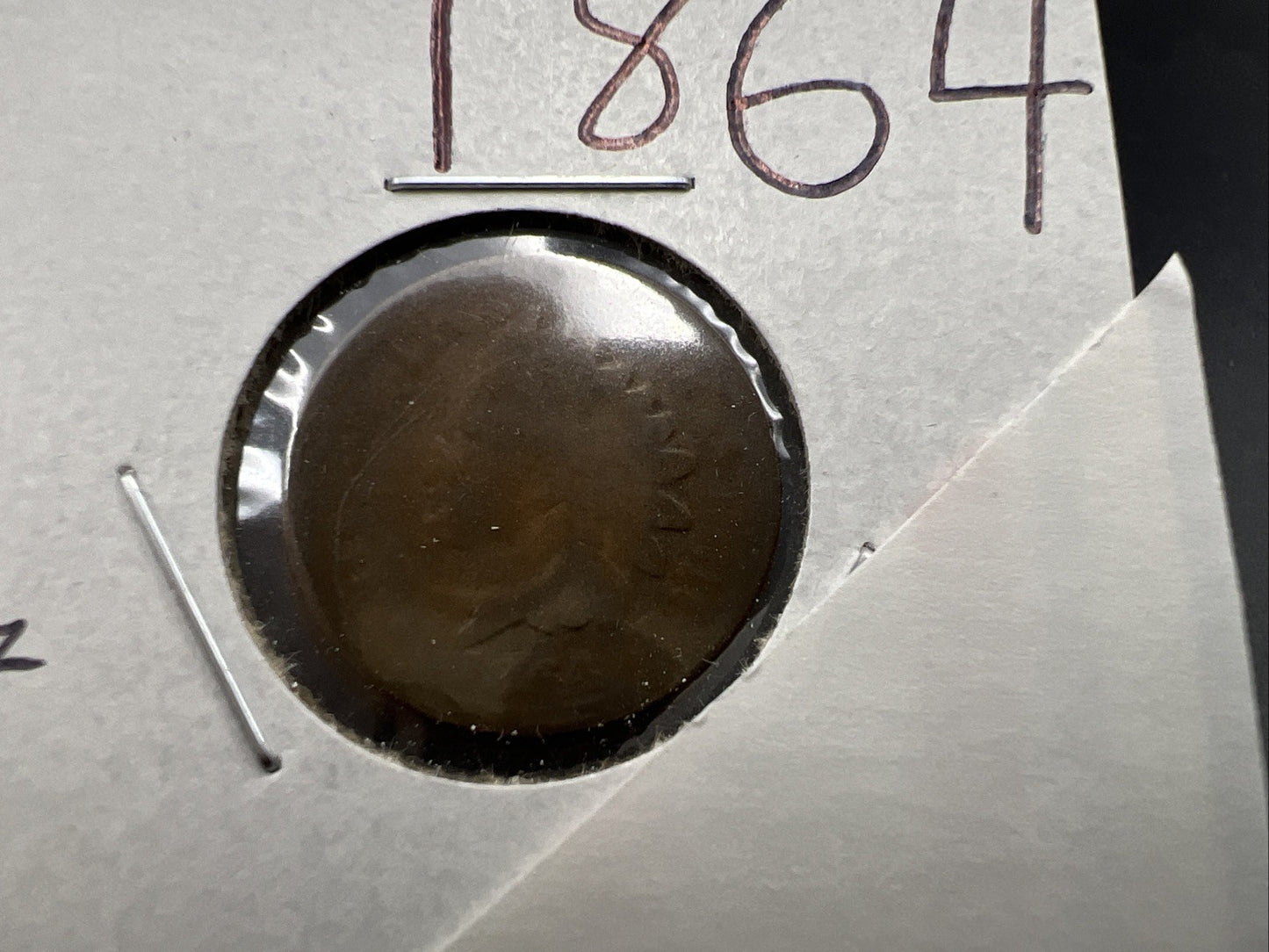 1864 1c Indian One Cent Coin Very Circulated SKU#A Bronze Variety