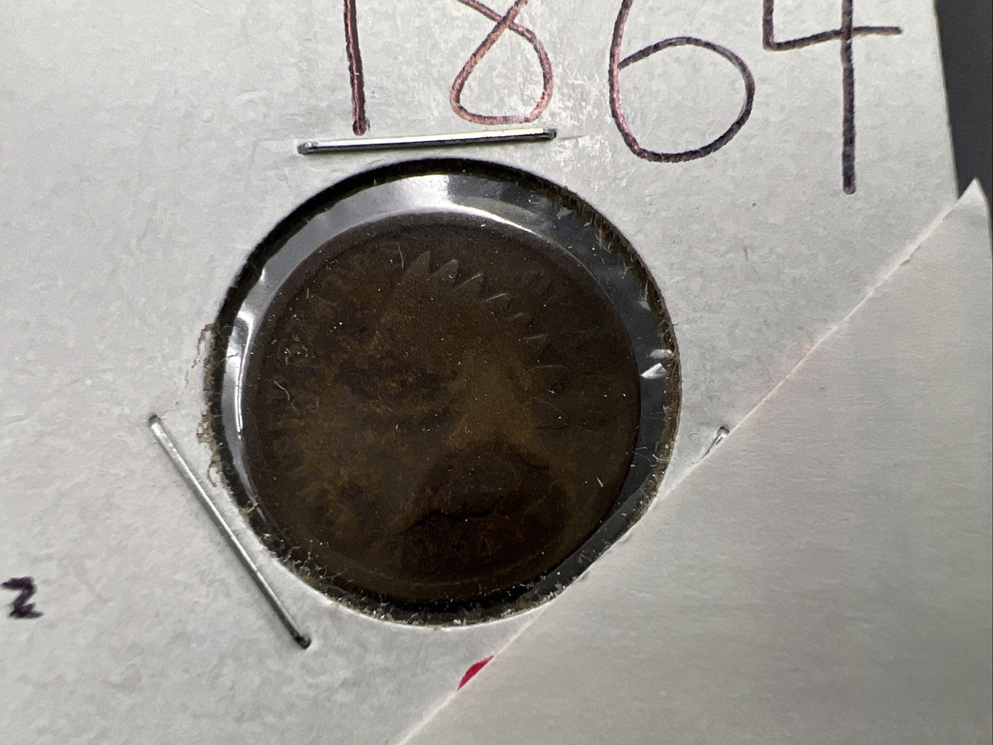 1864 1c Indian One Cent Coin Very Circulated SKU#B Bronze Variety