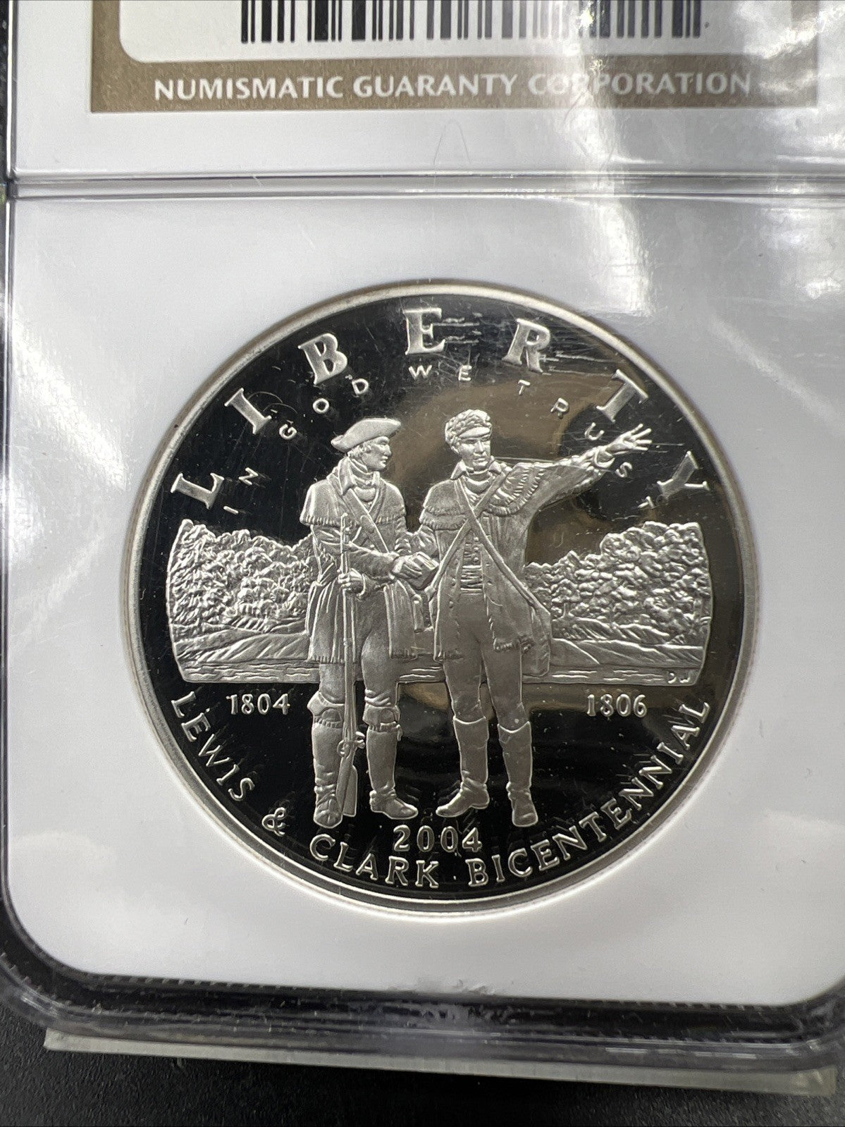 2004 P Silver Commemorative Lewis & Clark Dollar Coin NGC PF69 UCAM Proof