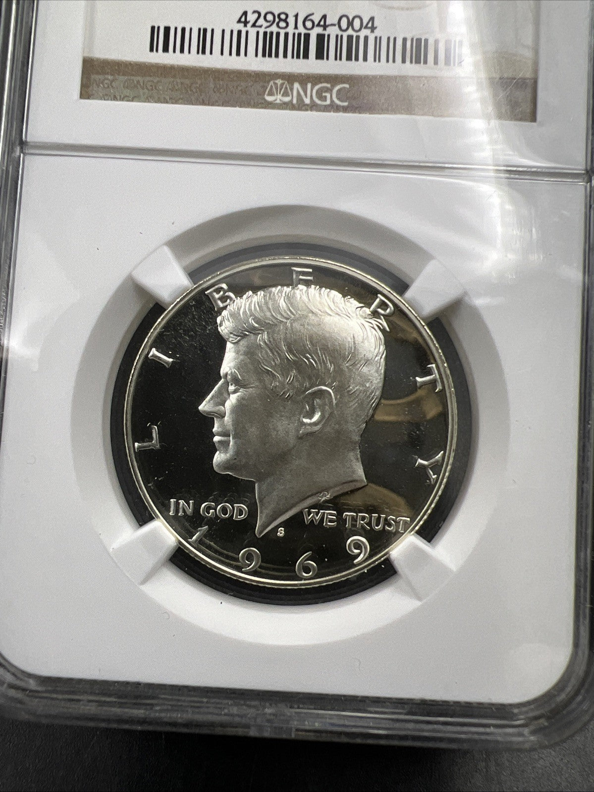 1969 S 50c Kennedy Silver Half Dollar Coin NGC PF68 UCAM #004