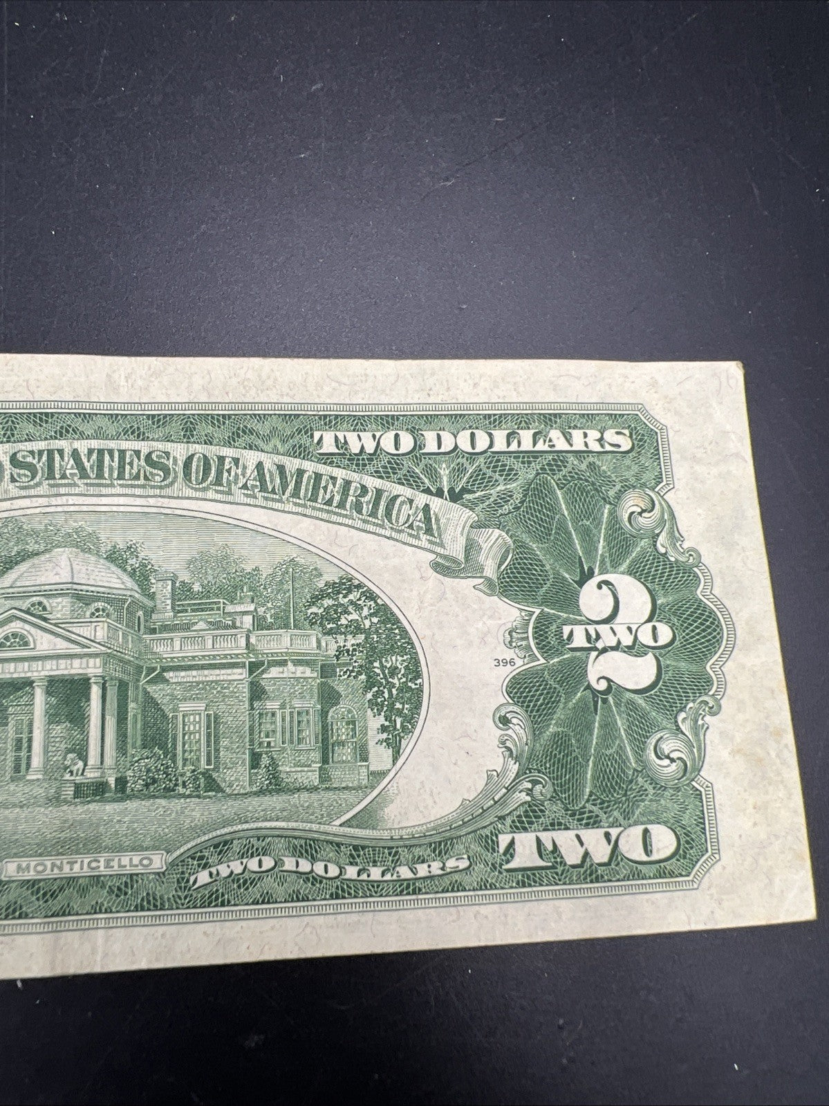 1953 $2 USN United States Note Legal Tender Bill VF Very Fine Circ #170