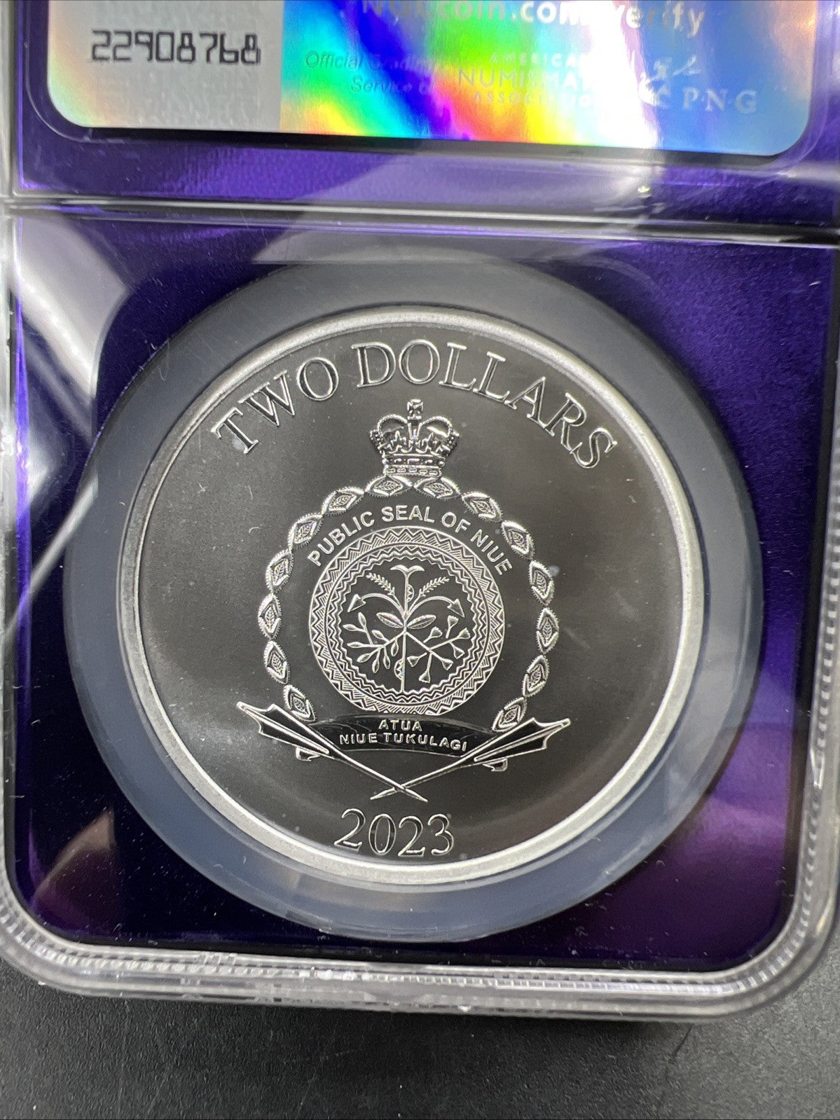2023 Niue Spider Man 1 Oz Silver Coin NGC MS69 Gem UNC Certified