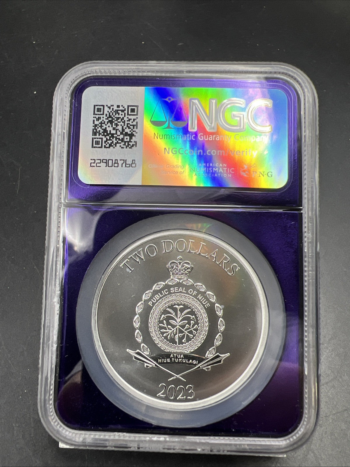 2023 Niue Spider Man 1 Oz Silver Coin NGC MS69 Gem UNC Certified