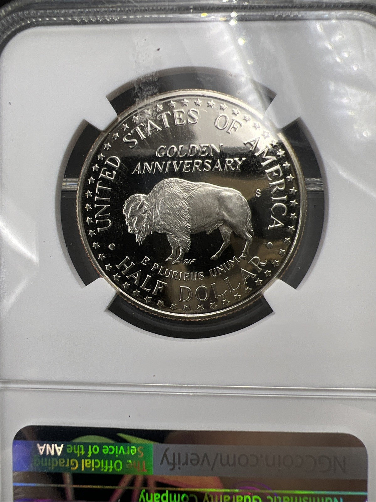 1991 S 50c Mount Rushmore Copper Nickel Half Dollar Coin NGC 9.9/10 Certified