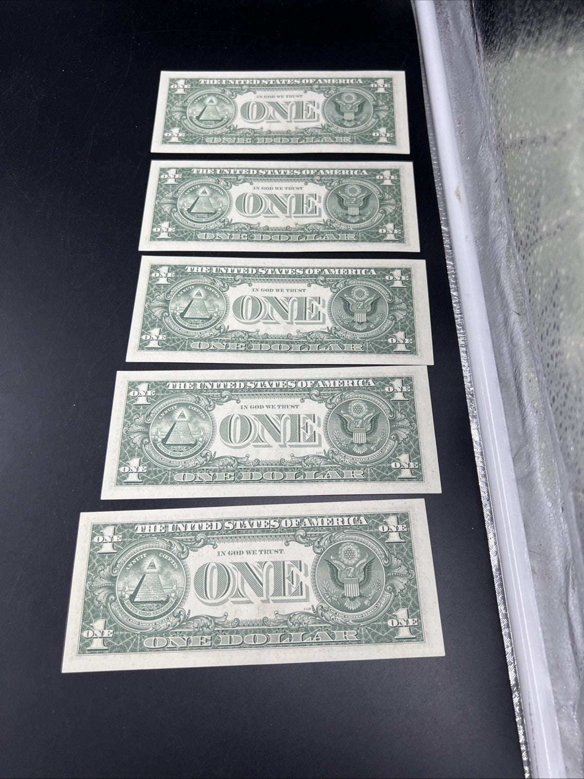 5 Consecutive 1963 B * Star FRN Barr Federal Reserve Notes CH UNC