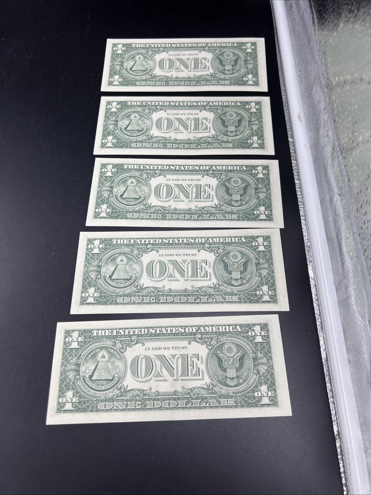 5 Consecutive 1963 B * Star FRN Barr Federal Reserve Notes CH UNC