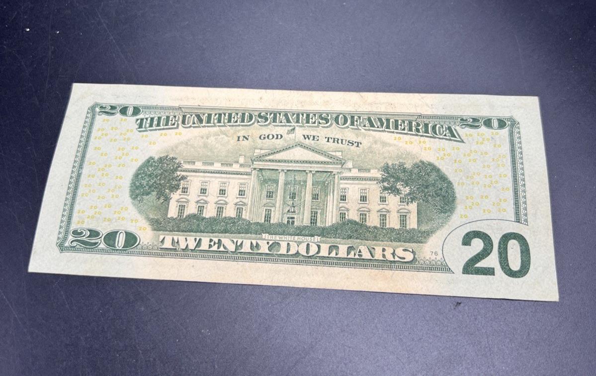 2013 $20 FRN Federal Reserve Note Circulated Neat Serial # 00030803