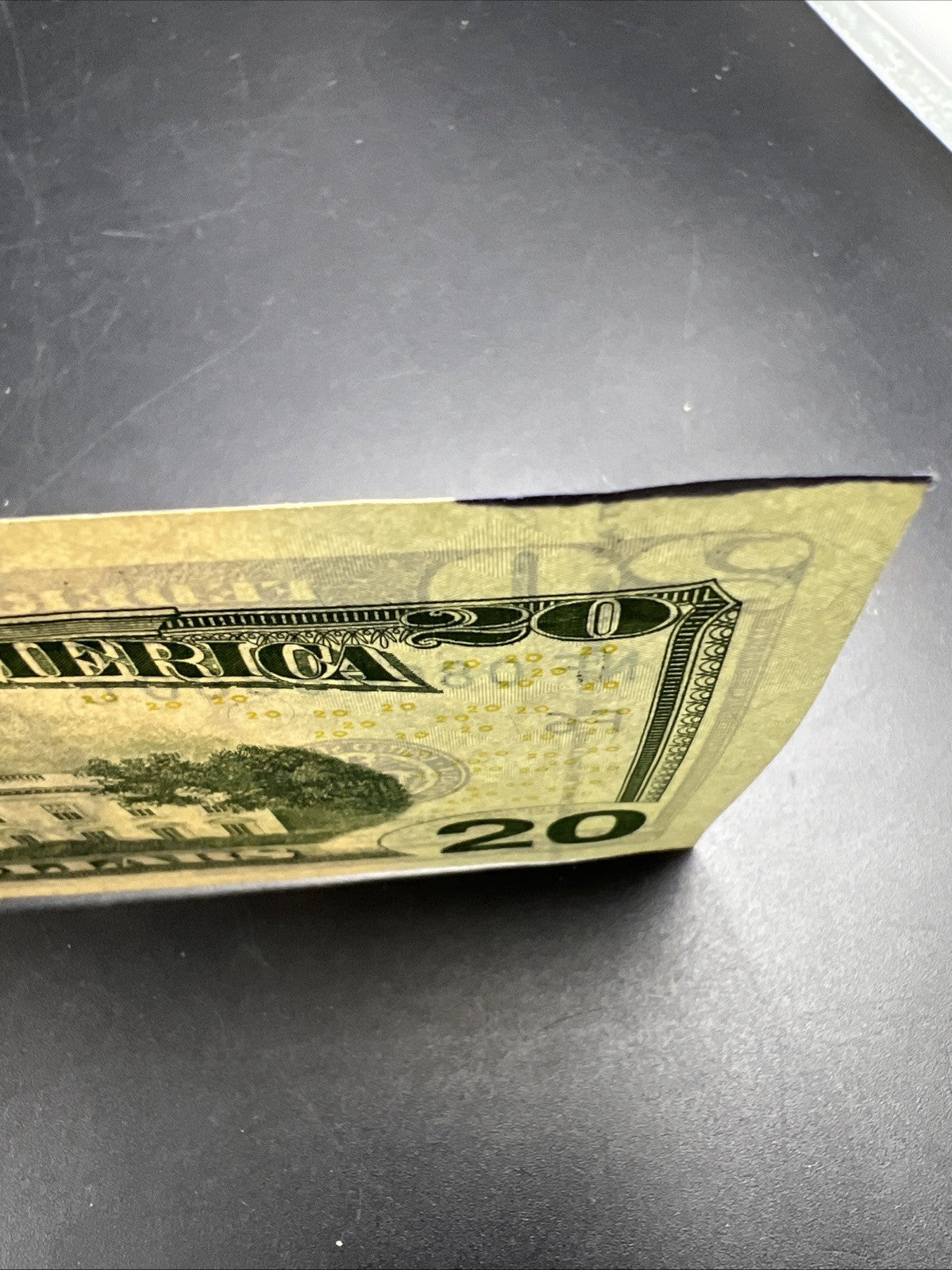 2017 $20 FRN Federal Reserve Note XF Details Stain Neat Serial # 08688880