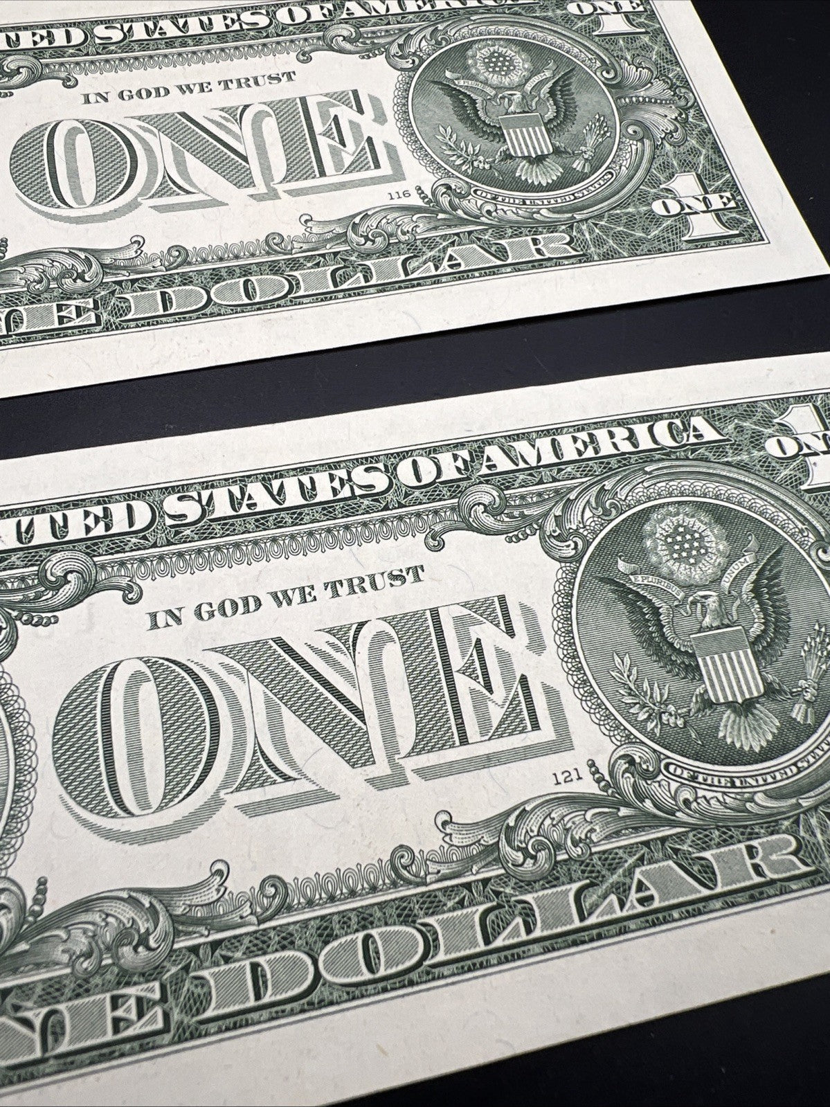 Consecutive Pair 2013 $1 FRN Federal Reserve Note Bills CH UNC #349
