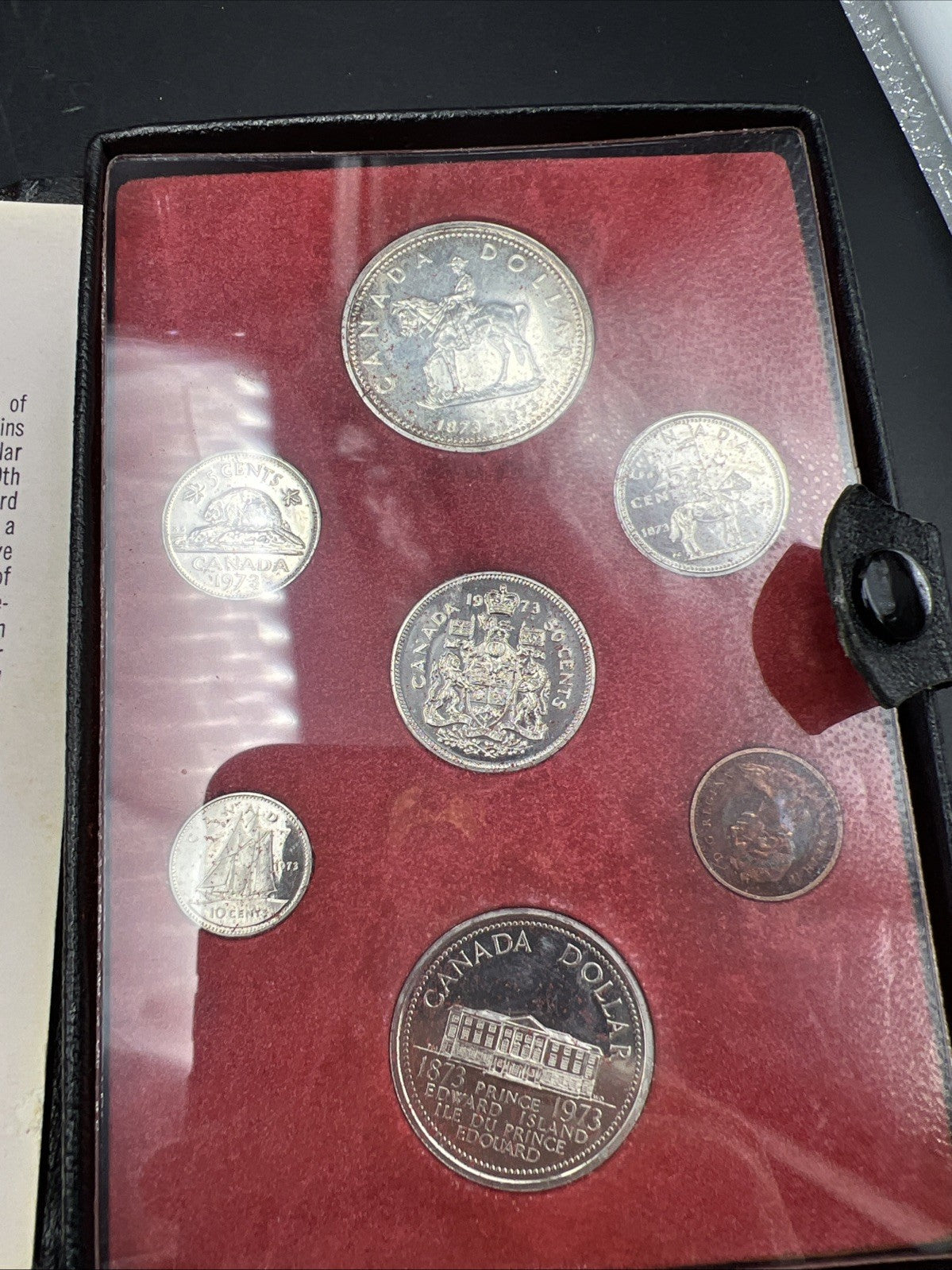 1973 Canada Double Dollar Proof Set Used Box COA