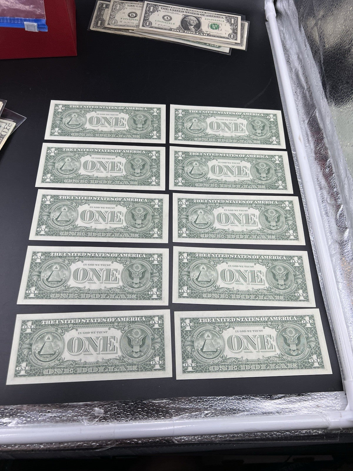 10 Consecutive 1988 A $1 FRN Same Block Federal Reserve Notes CH UNC SKU#85