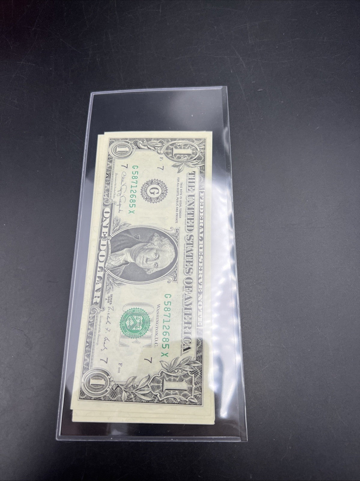 10 Consecutive 1988 A $1 FRN Same Block Federal Reserve Notes CH UNC SKU#85
