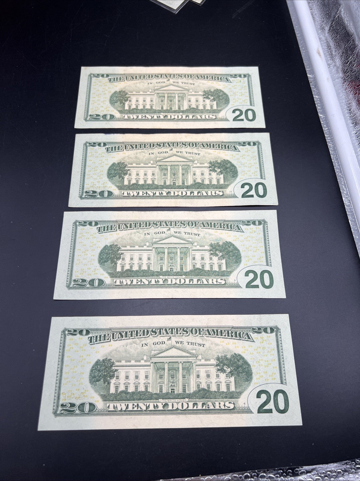 4 Different * Star $20 FRN Federal Reserve Notes VF + 2017 2017 A 2013 & 2009