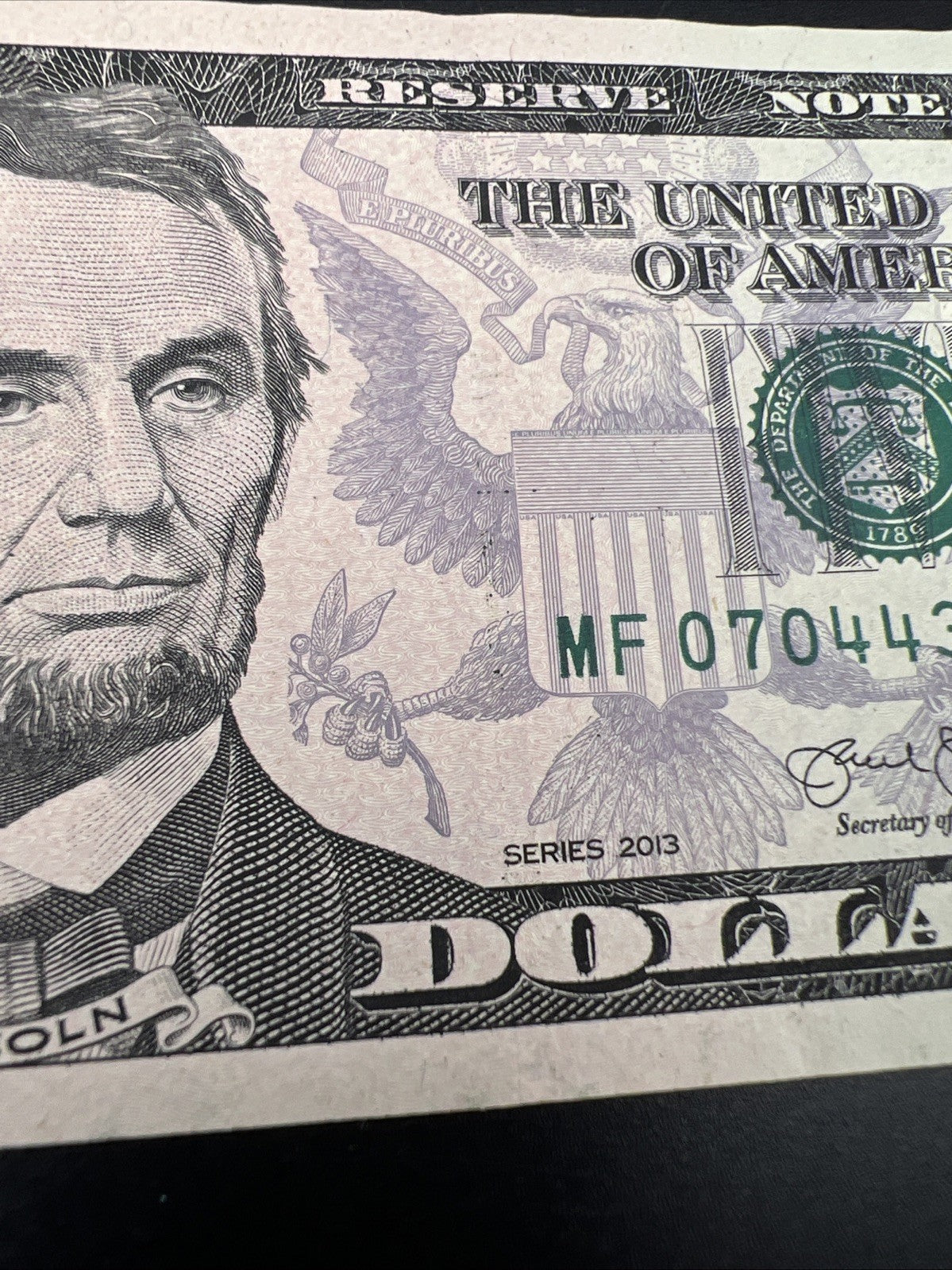 3 Consecutive 2013 $5 FRN Federal Reserve Notes Choice UNC #349