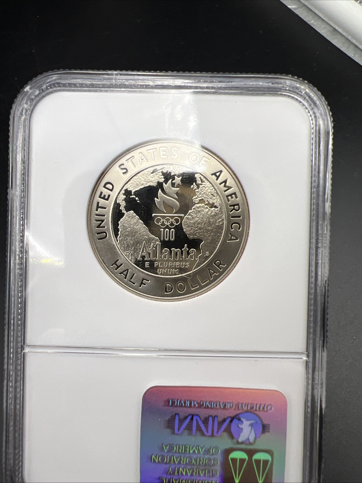 1995 S 50c Olympics Baseball Copper Nickel Half Dollar Coin PF69 NGC #36