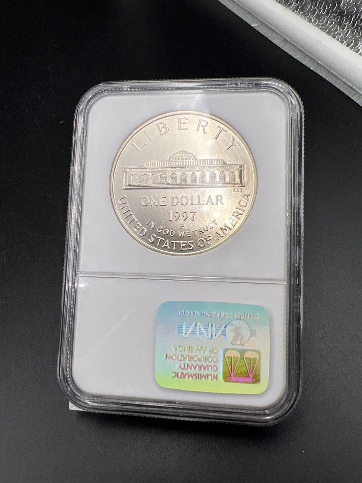 1997 P Botanical Commemorative Silver Dollar Coin NGC MS69 Gem BU UNC #011